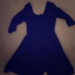 Express simple black dress